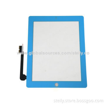 Red/Pink/Yellow/Blue/Green Touchscreen Digitizer for iPad 3, Good Quality with 0.01% Return Rate